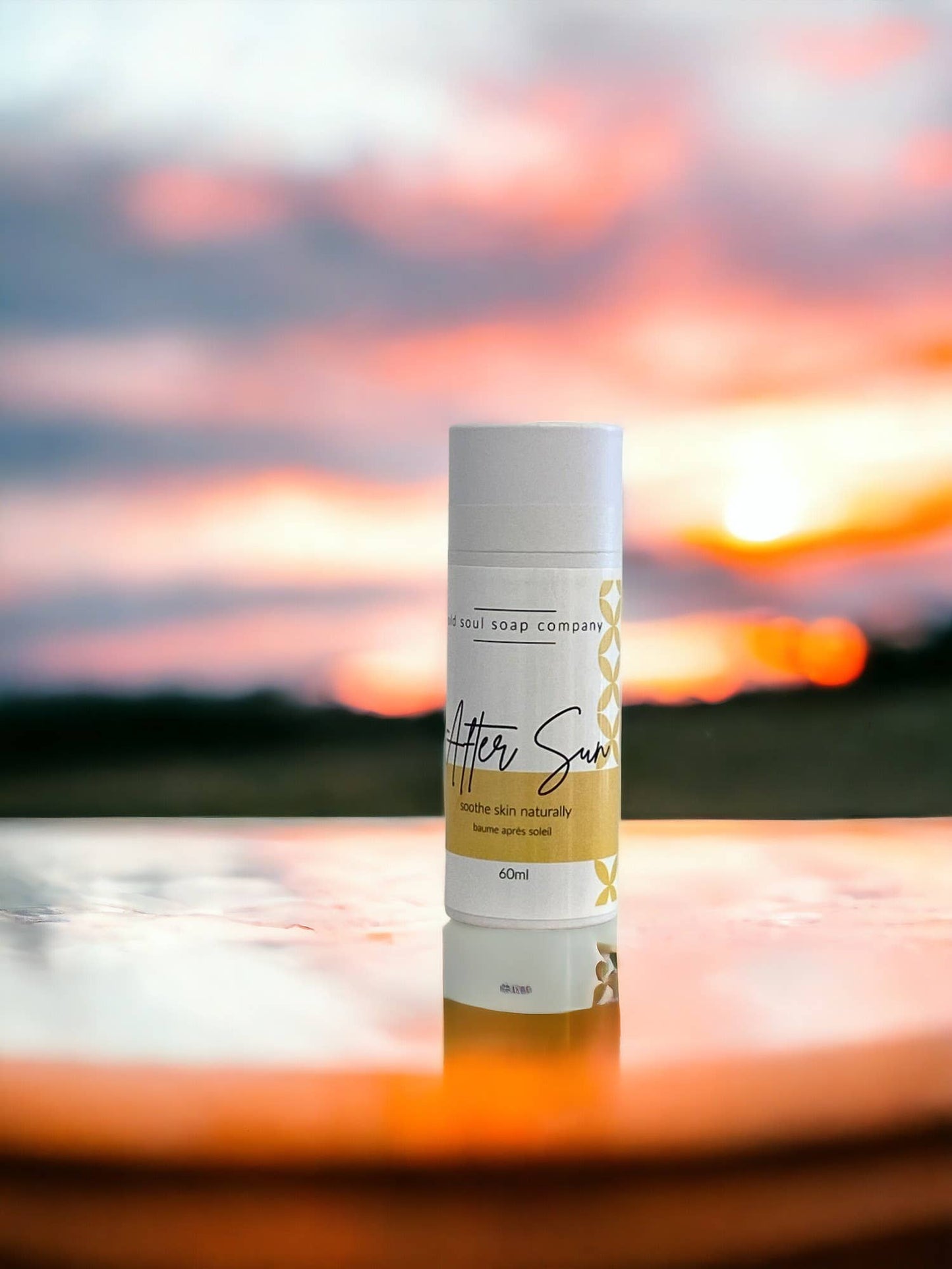 After Sun Balm | Natural Soothing Balm with Calendula, Shea Butter & Peppermint for Sunburn Relief & Skin Recovery — Plastic-Free, 2 oz