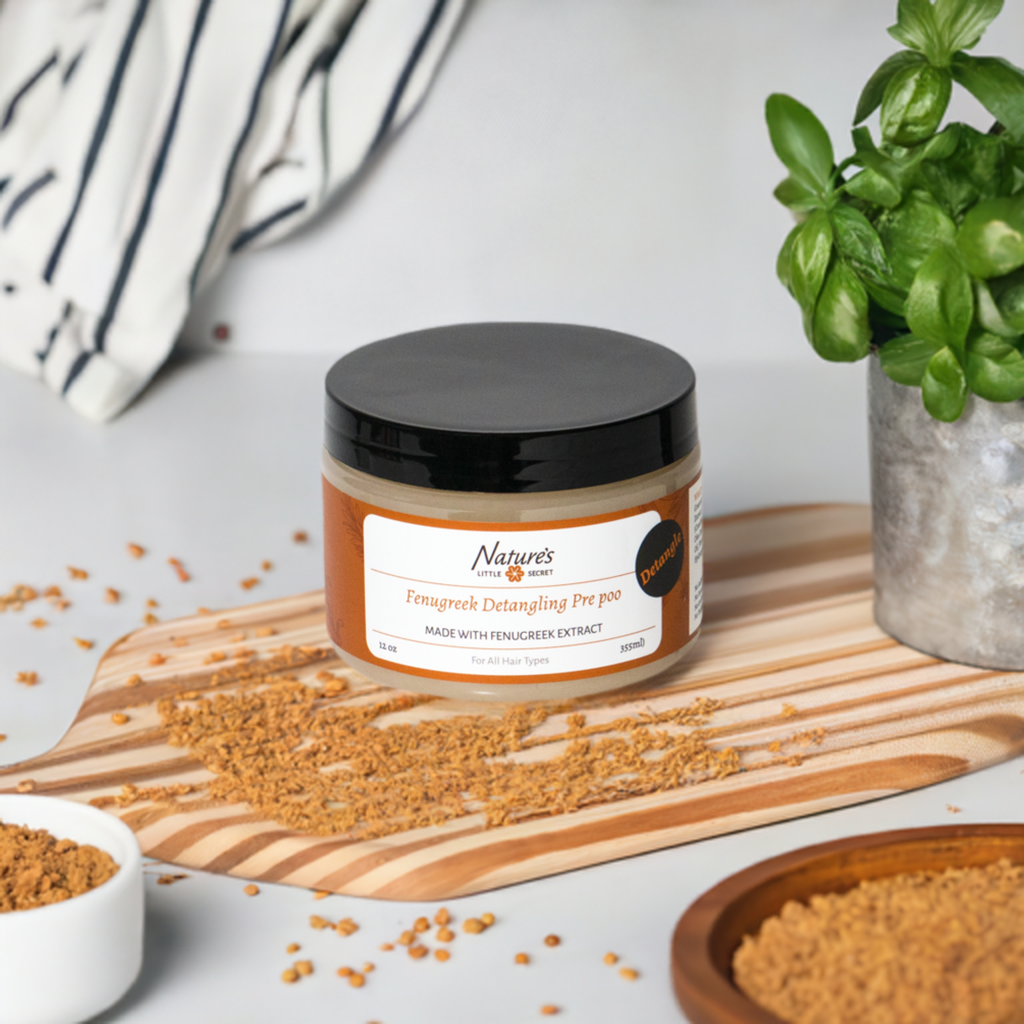 Fenugreek Detangling Pre-Poo | Knot & Breakage Control Before Wash Day