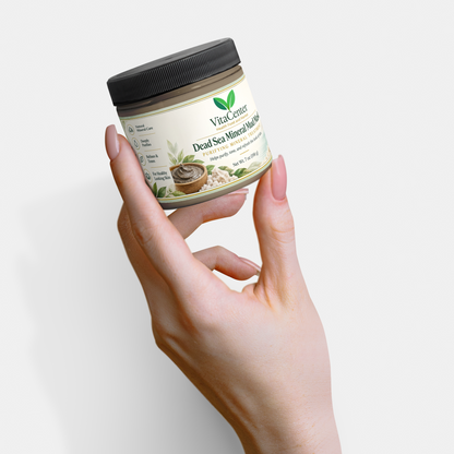 Dead Sea Mud Mask – Mineral-Rich Face, Body & Scalp Purifying Treatment
