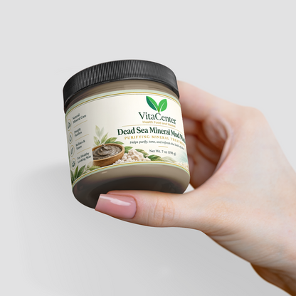 Dead Sea Mud Mask – Mineral-Rich Face, Body & Scalp Purifying Treatment