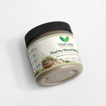 Dead Sea Mud Mask – Mineral-Rich Face, Body & Scalp Purifying Treatment