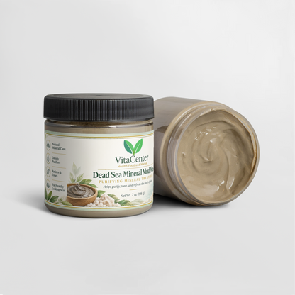 Dead Sea Mud Mask – Mineral-Rich Face, Body & Scalp Purifying Treatment