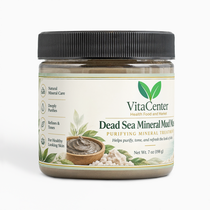 Dead Sea Mud Mask – Mineral-Rich Face, Body & Scalp Purifying Treatment