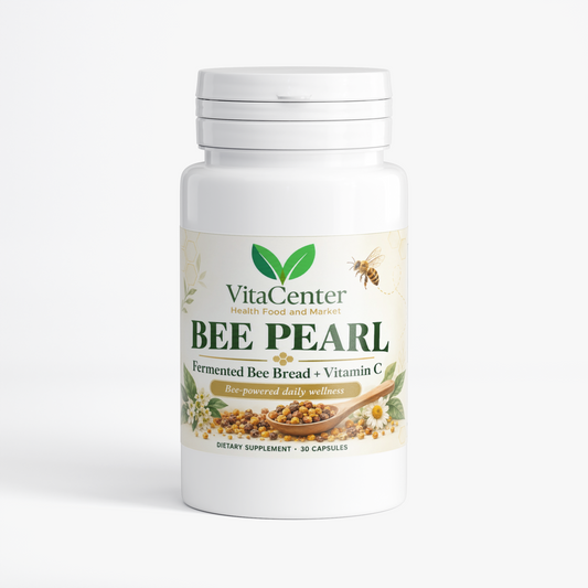 BEE PEARL Fermented Bee Pollen + Vitamin C