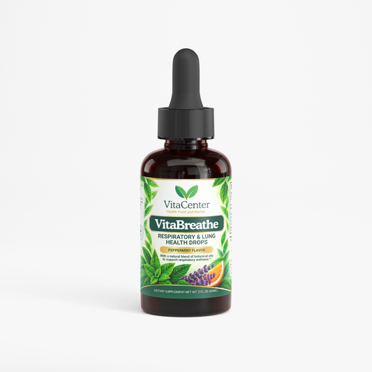 VitaBreathe™ Respiratory & Lung Health Drops Peppermint Flavor