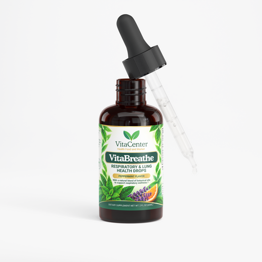 VitaBreathe™ Respiratory & Lung Health Drops Peppermint Flavor