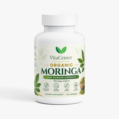 Organic Moringa Leaf Powder Capsules