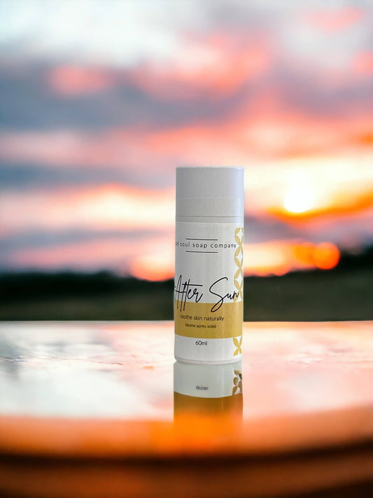 After Sun Balm | Natural Soothing Balm with Calendula, Shea Butter & Peppermint for Sunburn Relief & Skin Recovery — Plastic-Free, 2 oz
