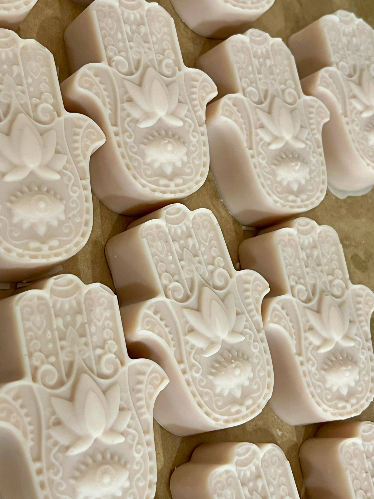 Hamsa Soap Bar | Handcrafted Natural Soap in Rose Garden, Honey Chamomile, Lavender Oatmeal & More