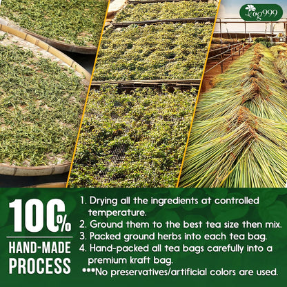 Premium Oregano Herbal Tea with Jasmine-Like Notes | Blend of Oregano, Thyme & Lemongrass