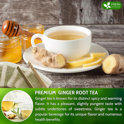 Morning Vitality Tea Bundle – Fennel, Ginger & Lemongrass Tea Bags for Digestive Comfort & Daily Freshness