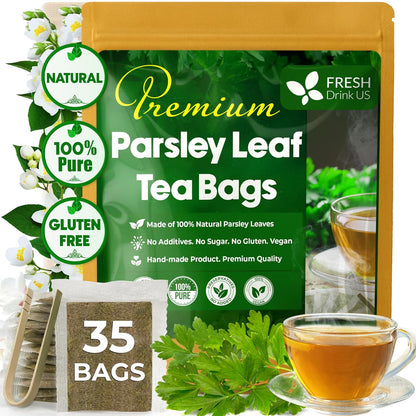 Premium Parsley Leaf Tea Bags, 100% Natural & Pure from Parsley Leaves.