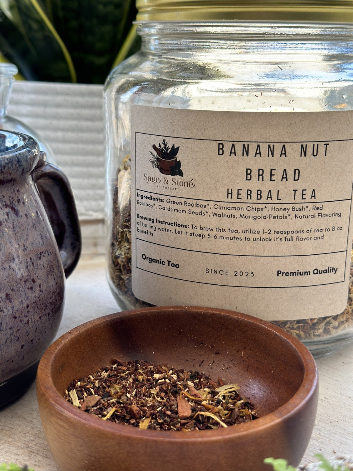 Banana Nut Bread Rooibos Tea | Comfort & Relaxation