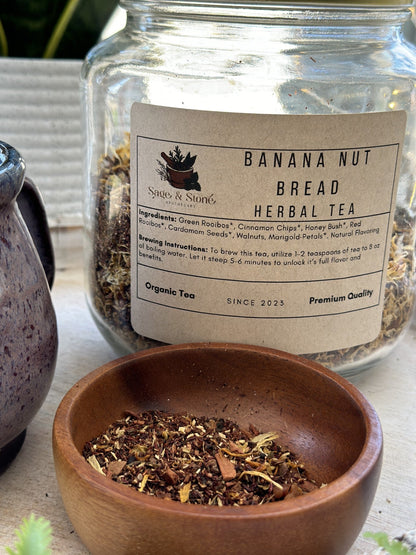 Banana Nut Bread Rooibos Tea | Comfort & Relaxation