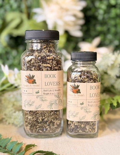 Book Lovers Brew Black Tea | Loose Leaf Earl Grey Blend with Lavender & Rosemary for Focus & Calm