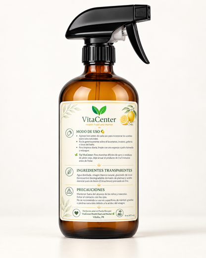 VitaCenter Multipurpose Cleaner | Bathroom, Kitchen, Glass & More | 100% Natural