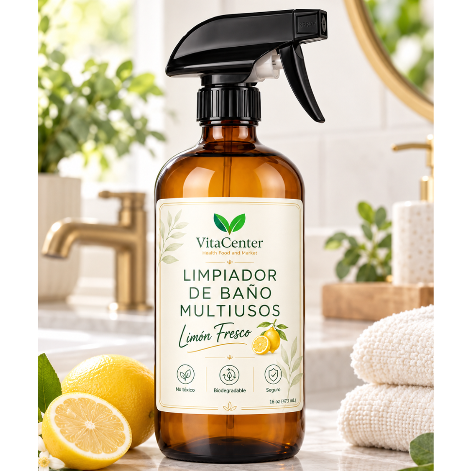 VitaCenter Multipurpose Cleaner | Bathroom, Kitchen, Glass & More | 100% Natural
