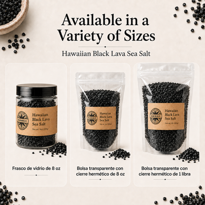 Black Lava Hawaiian Sea Salt