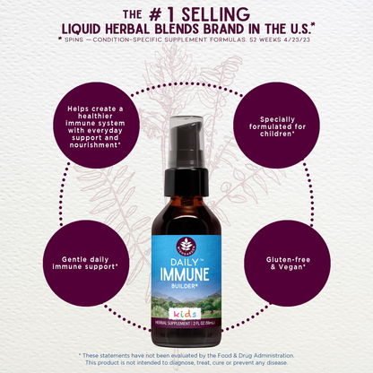 Daily Immune, Builder For Kids | Herbal Daily Immune Support