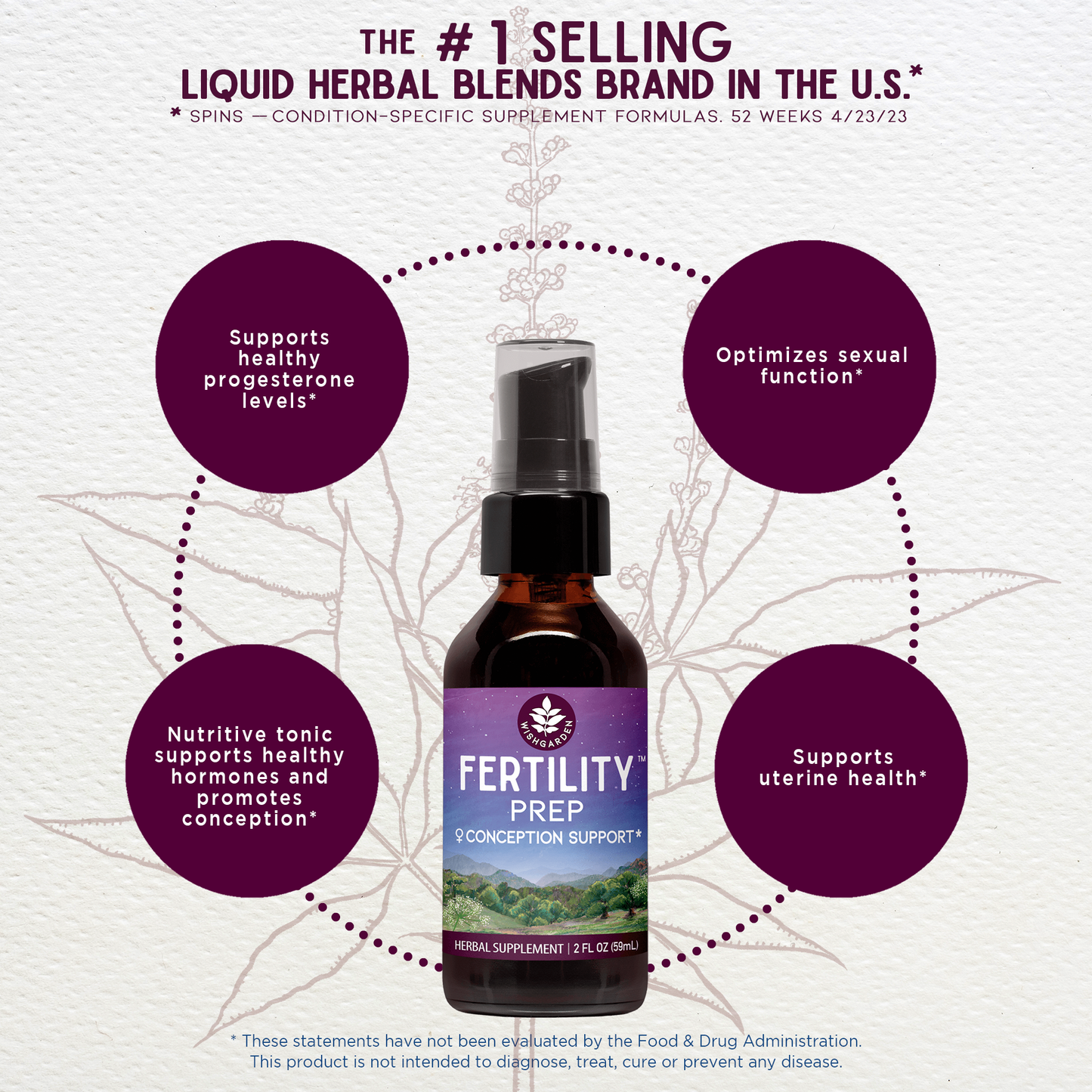 Fertility Prep, Conception Support | Herbal Tonic for Women