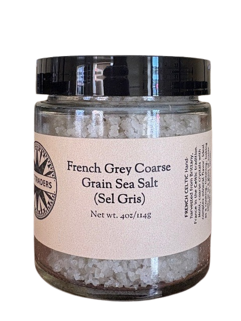 French Grey Sea Salt, Celtic Sel Gris, Fine or Coarse Grain