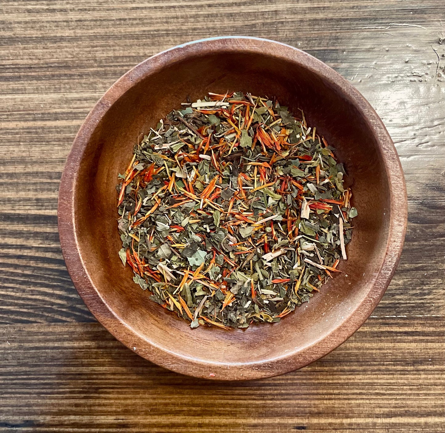 Grounding Organic Herbal Tea | Loose Leaf with Skullcap, St. John’s Wort & Lemon Balm for Emotional Balance, Anxiety Relief & Mood Support — Caffeine-Free