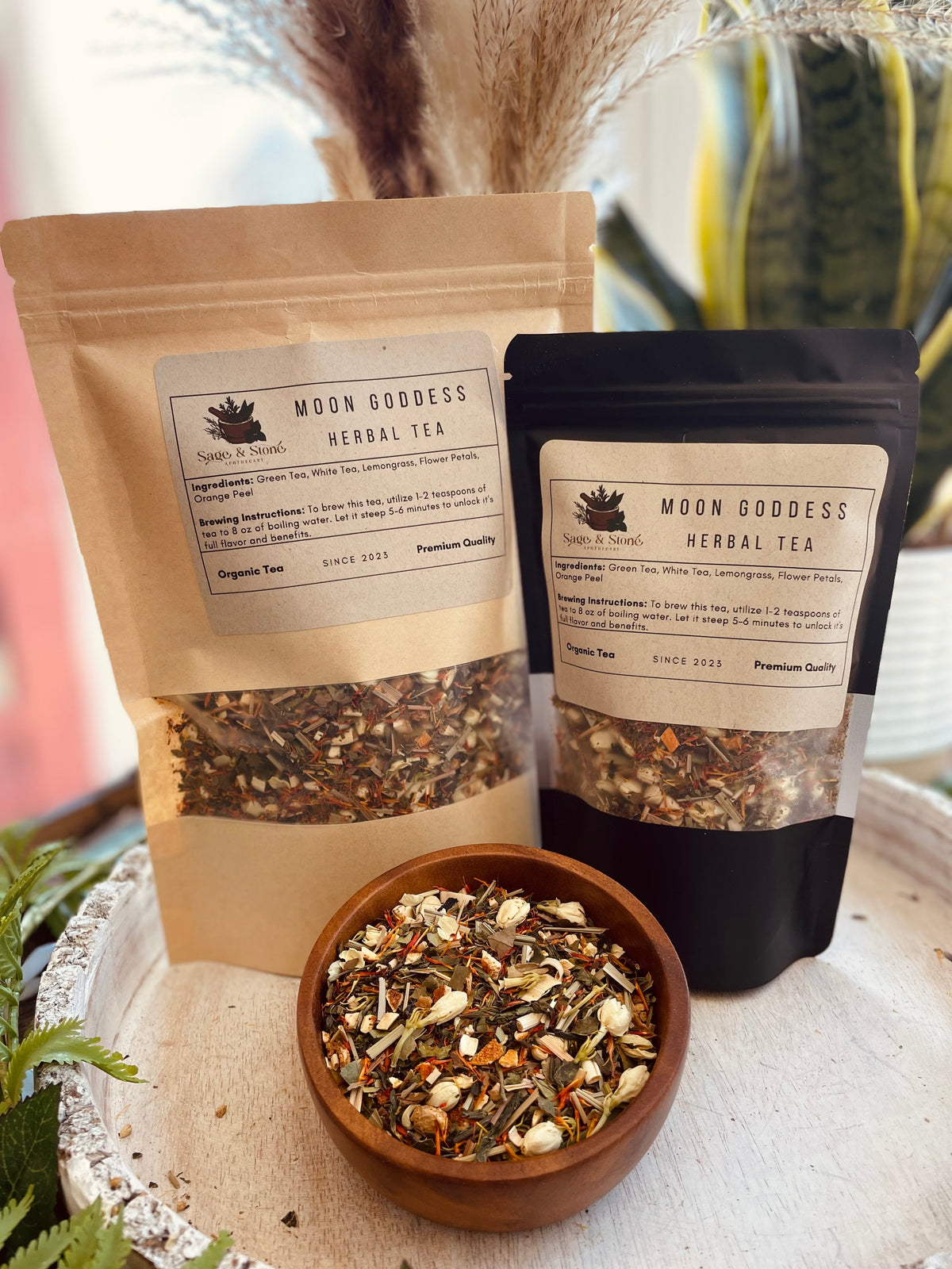 Moon Goddess Organic Herbal Tea | Calm & Balance