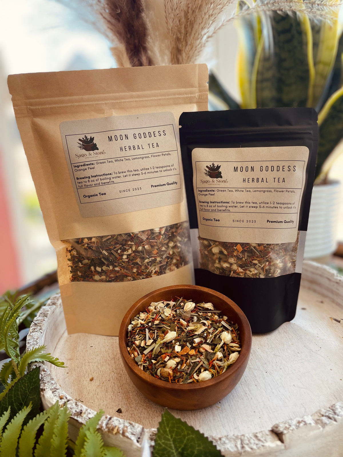 Moon Goddess Organic Herbal Tea | Calm & Balance