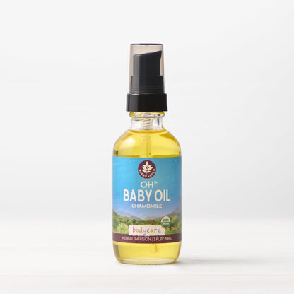 Organic Baby Oil with Chamomile & Calendula | WishGarden