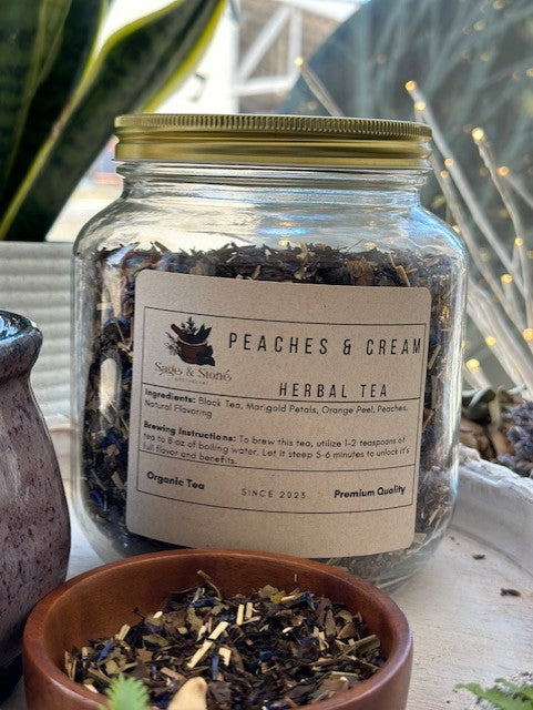 Peaches & Cream Black Tea | Natural Energy & Focus