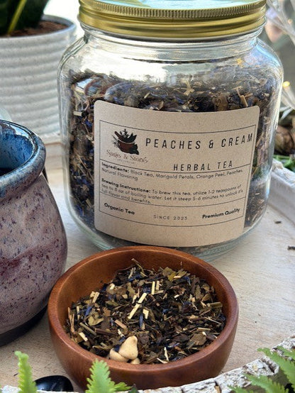 Peaches & Cream Black Tea | Natural Energy & Focus