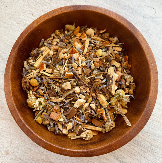 Sleepy Blend Organic Herbal Tea | Loose Leaf Blend with Chamomile & Lavender for Sleep & Insomnia Relief