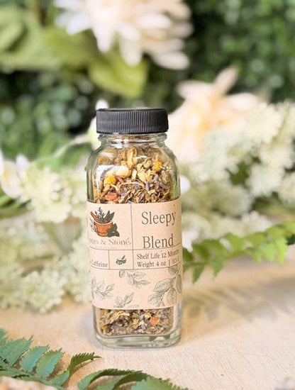 Sleepy Blend Organic Herbal Tea | Loose Leaf Blend with Chamomile & Lavender for Sleep & Insomnia Relief