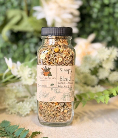 Sleepy Blend Organic Herbal Tea | Loose Leaf Blend with Chamomile & Lavender for Sleep & Insomnia Relief