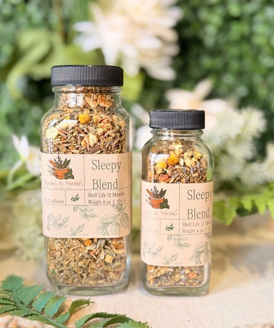 Sleepy Blend Organic Herbal Tea | Loose Leaf Blend with Chamomile & Lavender for Sleep & Insomnia Relief