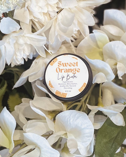Natural Lip Balm | Botanical Oil & Natural Wax Lip Balm in Tin for Dry & Chapped Lips — Peppermint, Spiced Chai, Sweet Orange & Vanilla Dream