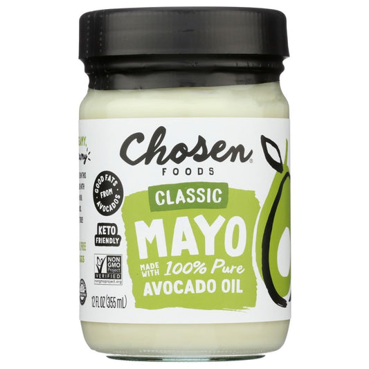 CHOSEN FOODS: Classic Avocado Oil Mayo, 12 oz