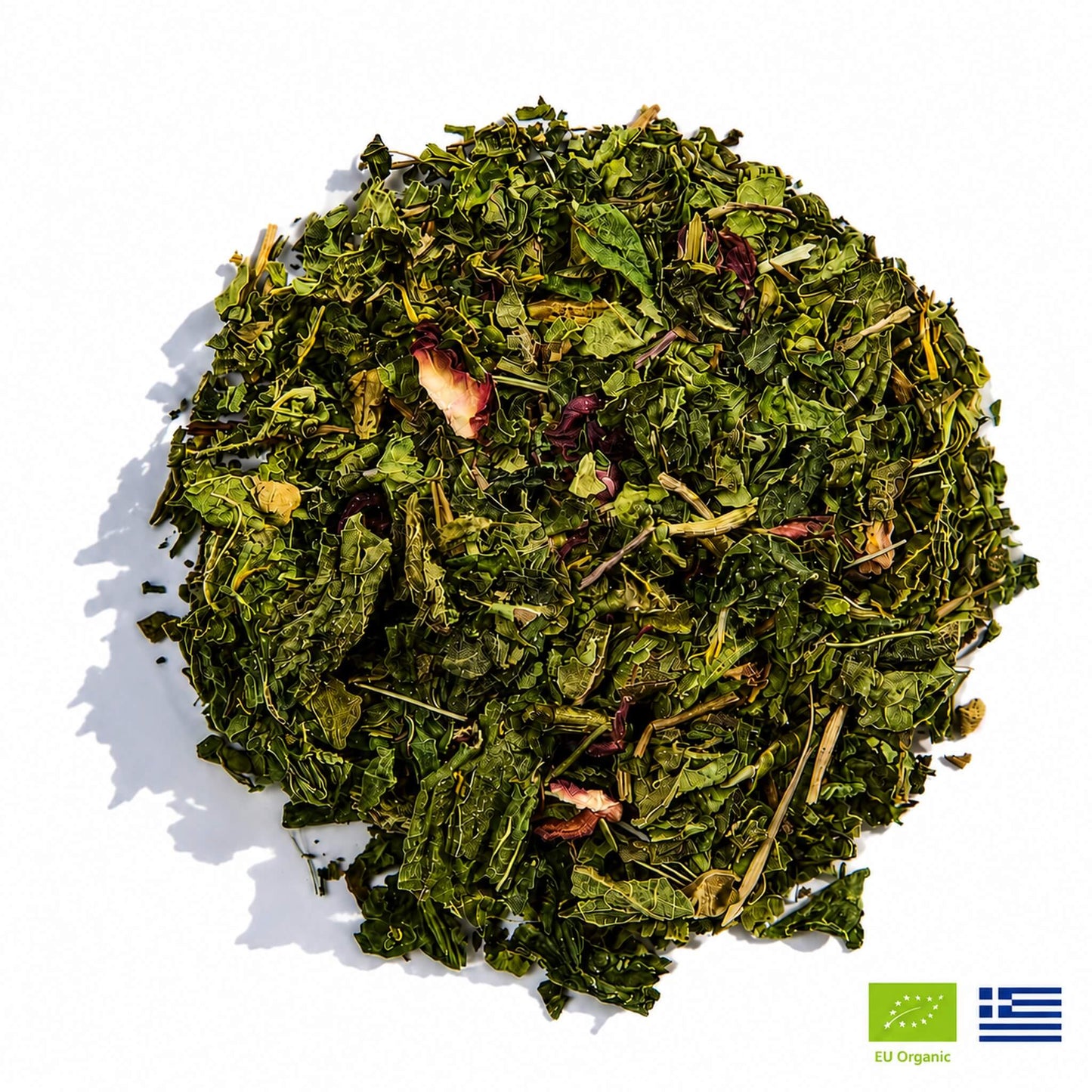 Detox Tea | Organic Whole Leaf Greek Herbal Blend with Nettle, Dandelion Root & Hibiscus for Body Cleanse & Liver Support — Caffeine-Free