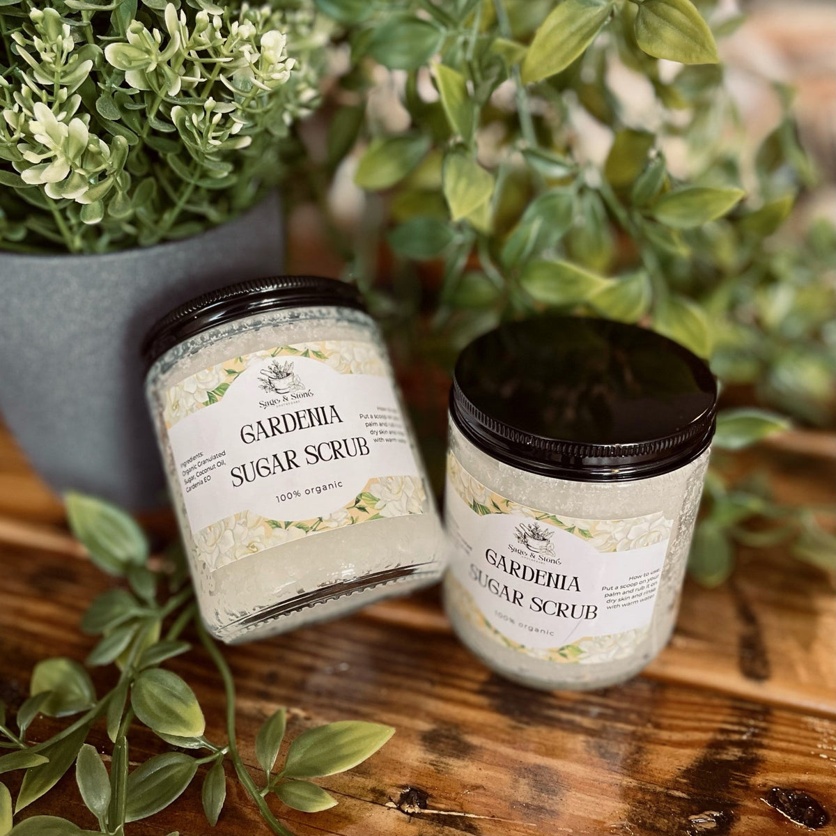 Gardenia Sugar Scrub | Natural Exfoliating Body Scrub for Smooth, Glowing & Rejuvenated Skin