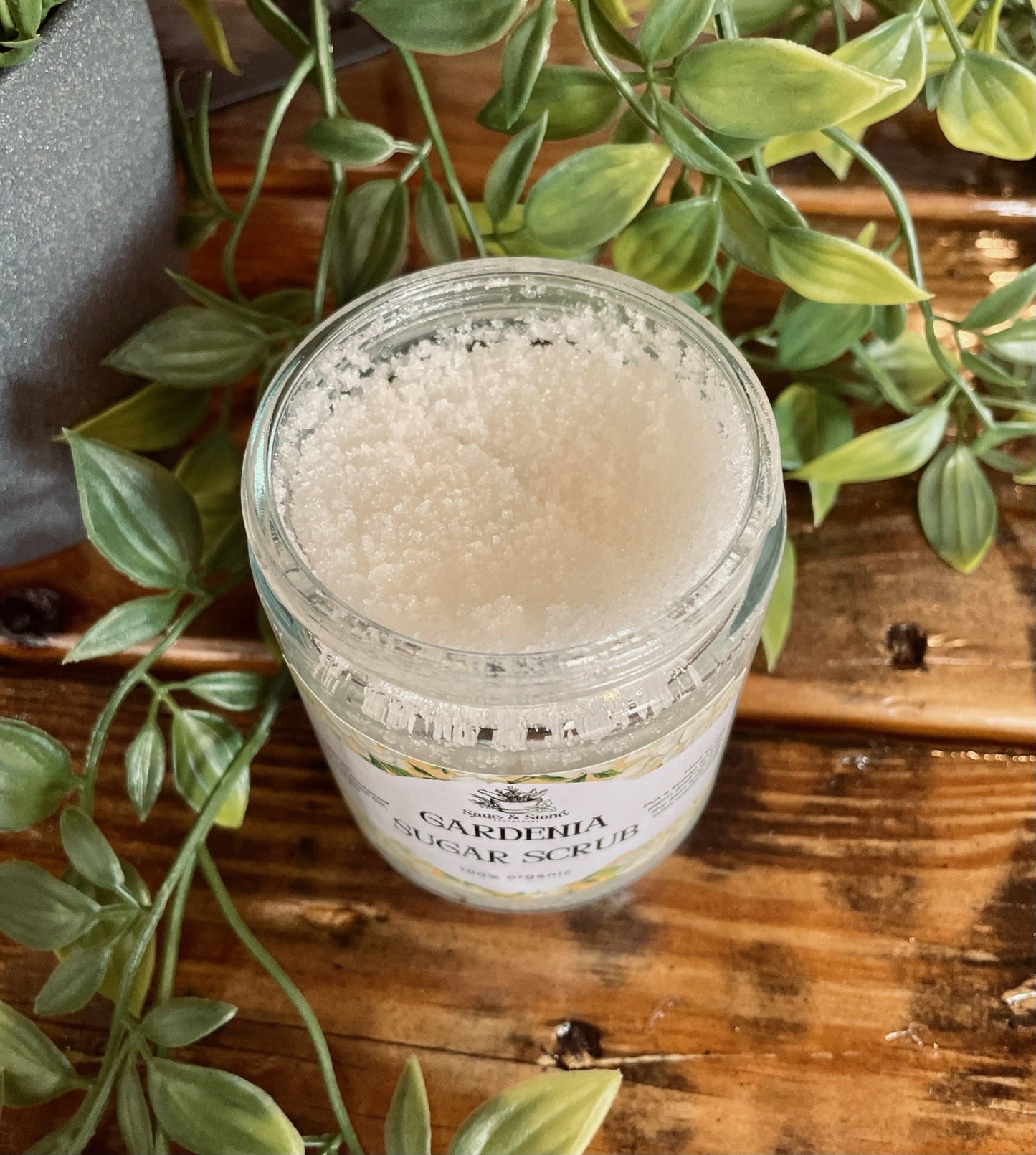 Gardenia Sugar Scrub | Natural Exfoliating Body Scrub for Smooth, Glowing & Rejuvenated Skin