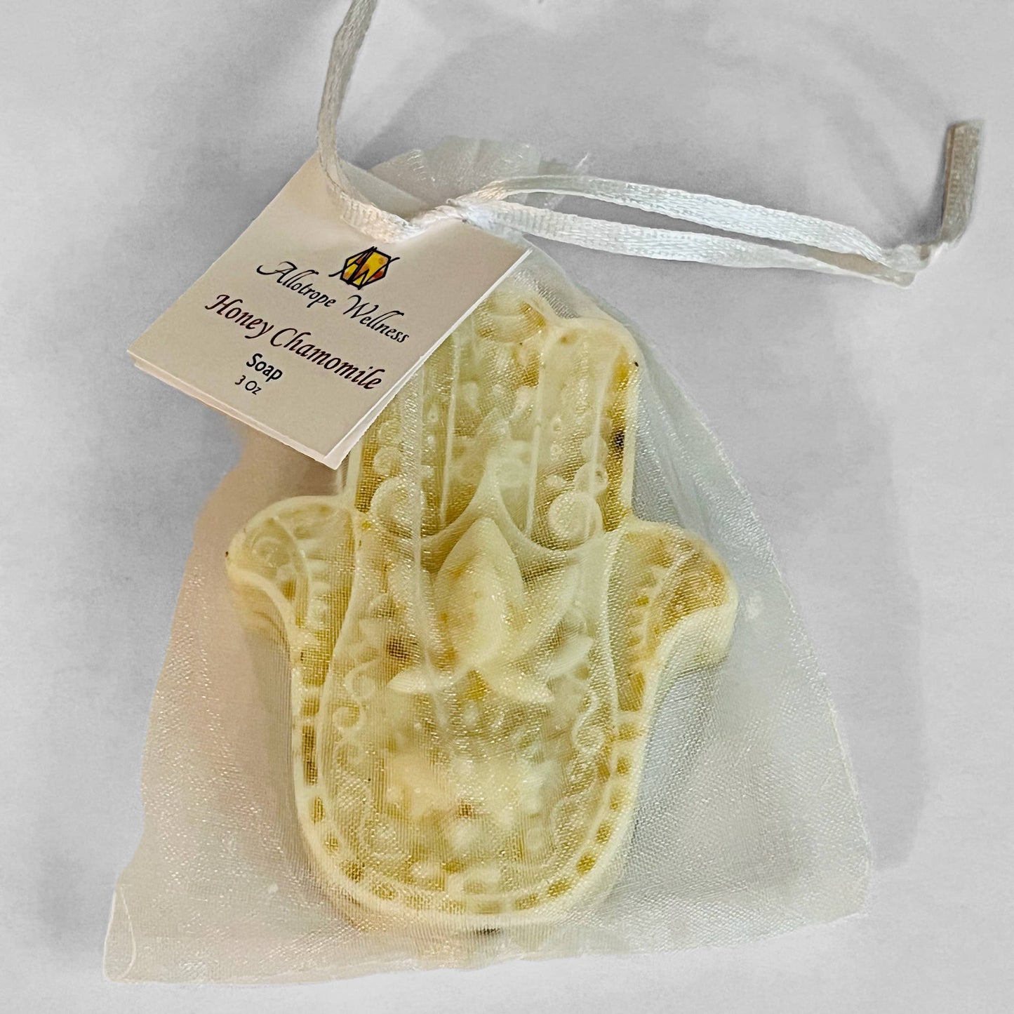 Hamsa Soap Bar | Handcrafted Natural Soap in Rose Garden, Honey Chamomile, Lavender Oatmeal & More