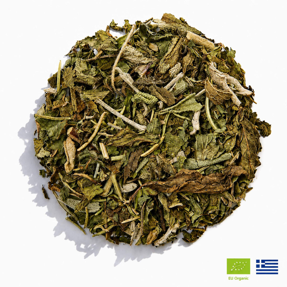 Focus Tea | Organic Whole Leaf Greek Herbal Blend with Sage, Peppermint & Rosemary for Mental Clarity, Concentration & Brain Fog Relief — Caffeine-Free
