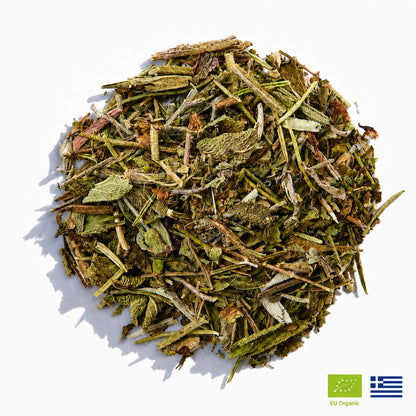 Ikaria Blue Zone Tea | Organic Wild-Crafted Greek Mountain Tea — As Seen on Netflix “Live to 100”, Caffeine-Free & Physician-Studied