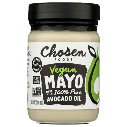 CHOSEN FOODS: Vegan Avocado Oil Mayo, 12 oz