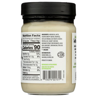 CHOSEN FOODS: Vegan Avocado Oil Mayo, 12 oz