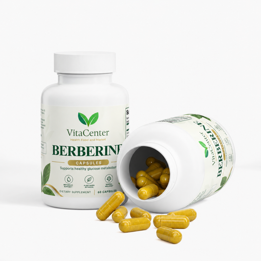 Berberine | Blood Sugar, Heart Health & Weight Management | 60 Capsules