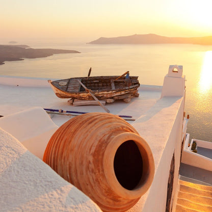 Santorini Tea | Organic Whole Leaf Greek Mountain Tea with Lavender & Chamomile — Caffeine-Free, Physician-Studied